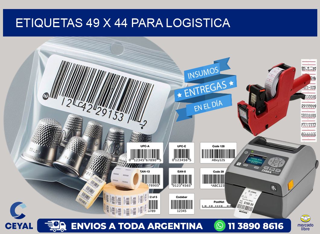 ETIQUETAS 49 x 44 PARA LOGISTICA
