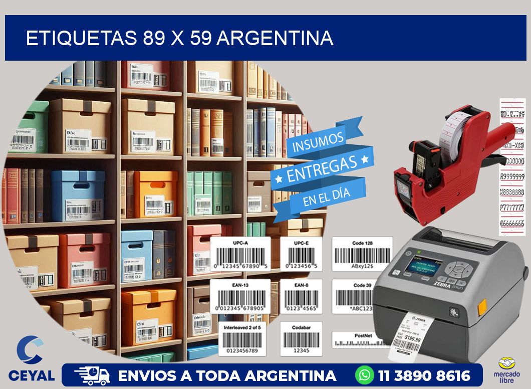 ETIQUETAS 89 x 59 ARGENTINA