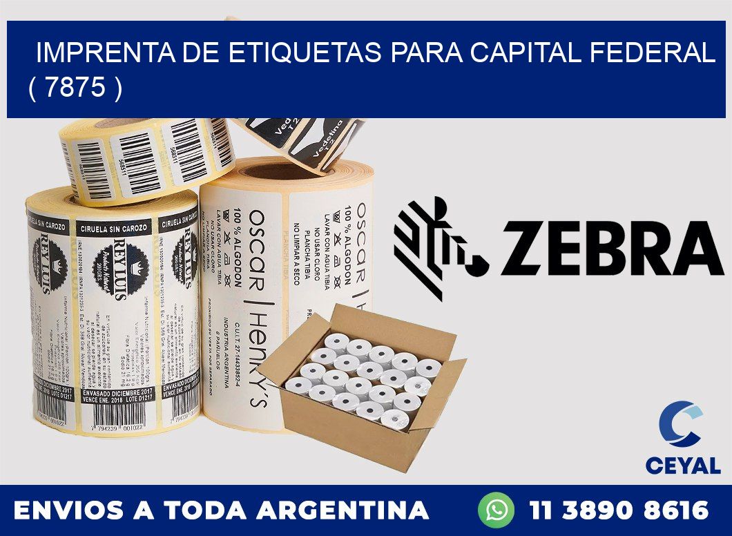 imprenta de etiquetas para capital federal  ( 7875 )