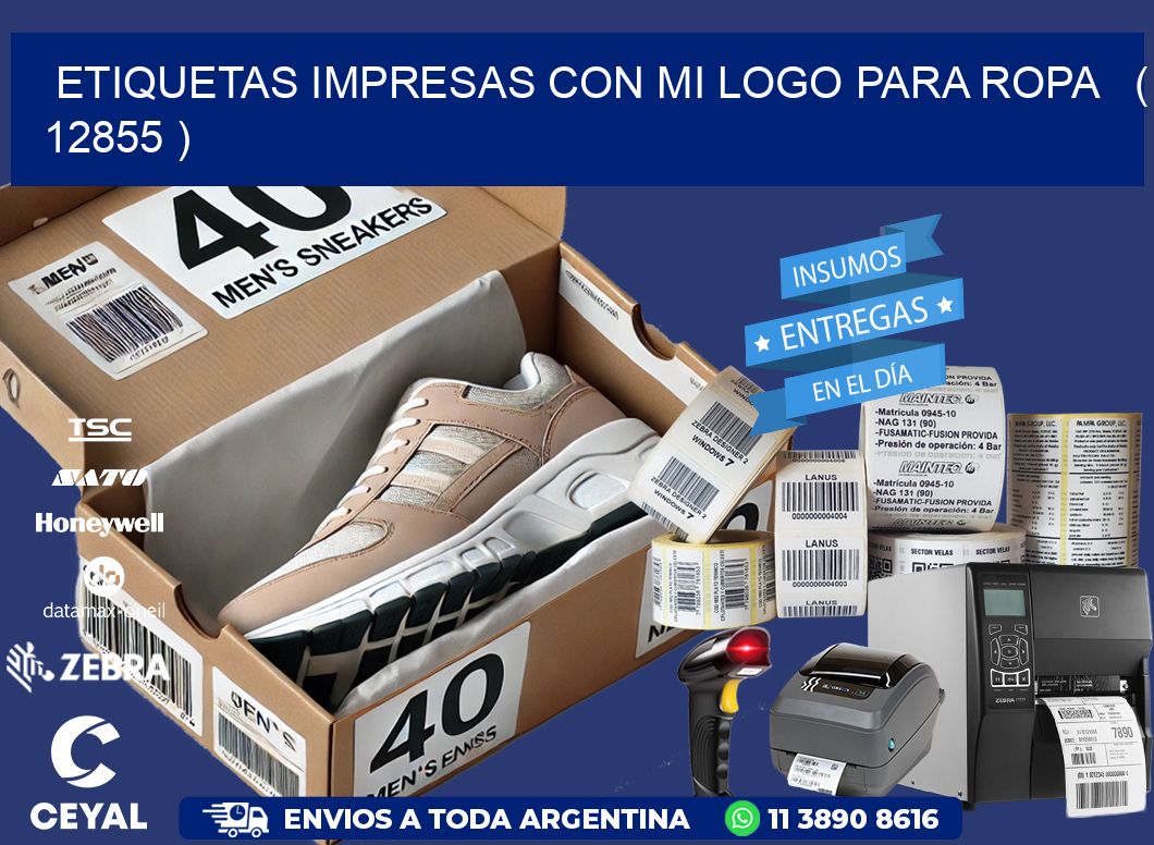 ETIQUETAS IMPRESAS CON MI LOGO PARA ROPA   ( 12855 )