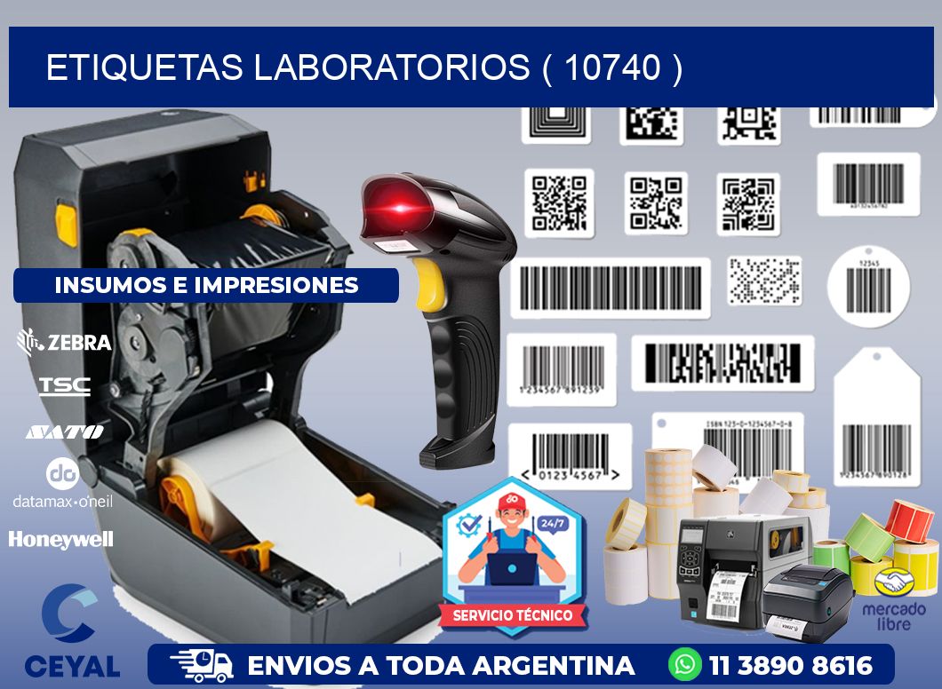 ETIQUETAS LABORATORIOS ( 10740 )