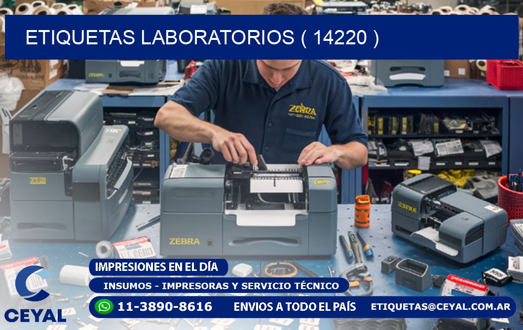 ETIQUETAS LABORATORIOS ( 14220 )