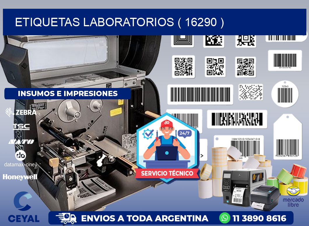 ETIQUETAS LABORATORIOS ( 16290 )