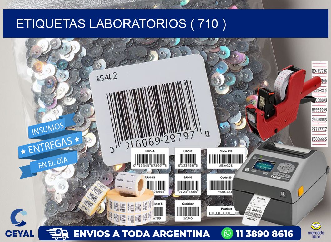 ETIQUETAS LABORATORIOS ( 710 )