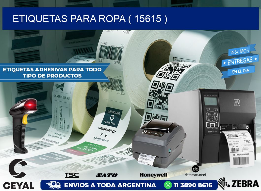 ETIQUETAS PARA ROPA ( 15615 )