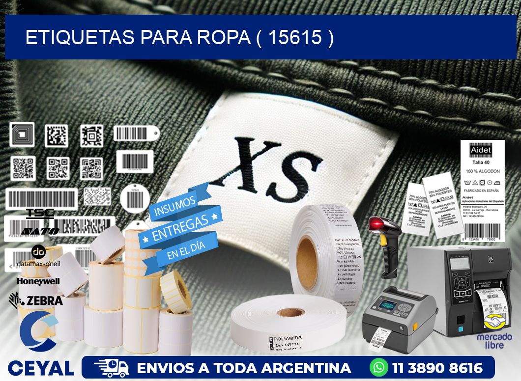 ETIQUETAS PARA ROPA ( 15615 )