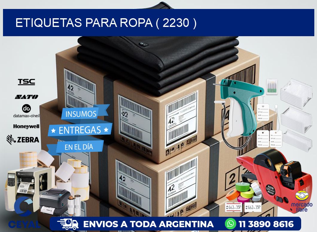 ETIQUETAS PARA ROPA ( 2230 )