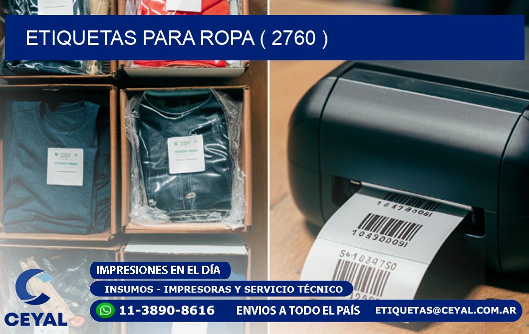 ETIQUETAS PARA ROPA ( 2760 )