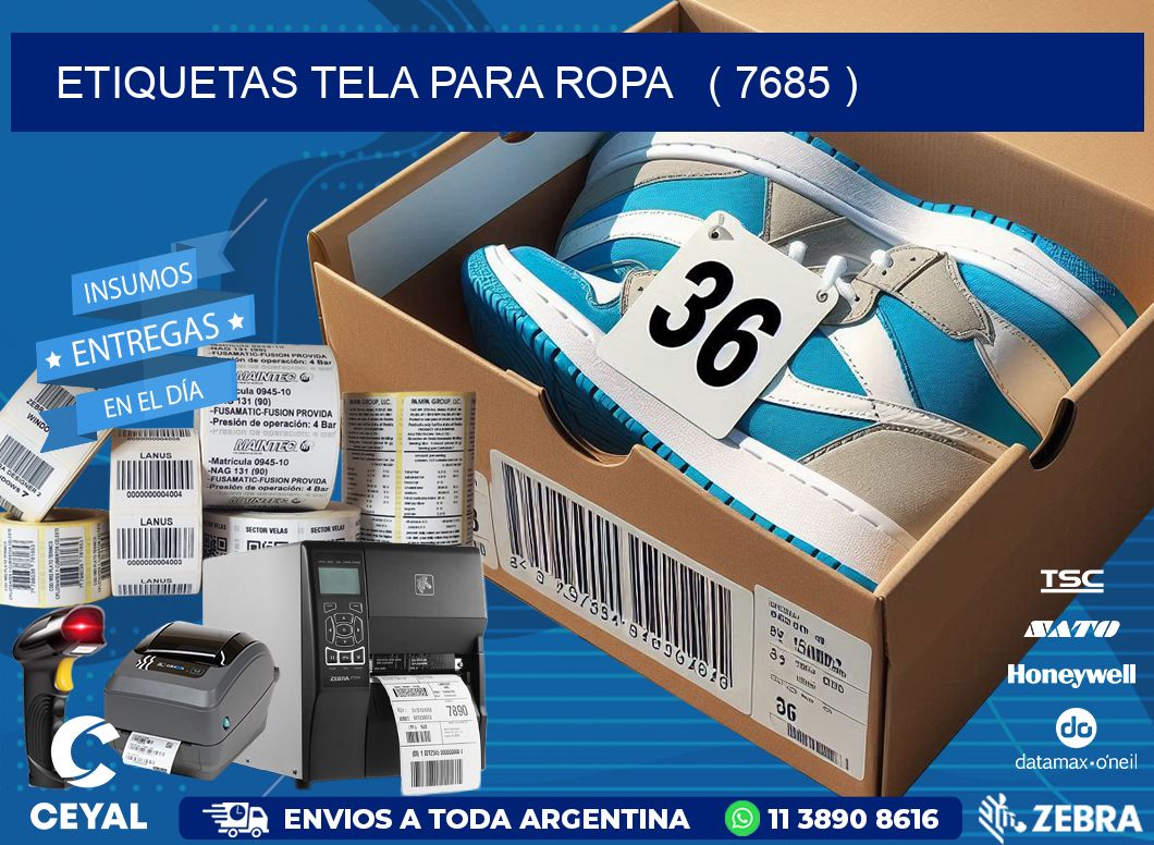 ETIQUETAS TELA PARA ROPA   ( 7685 )