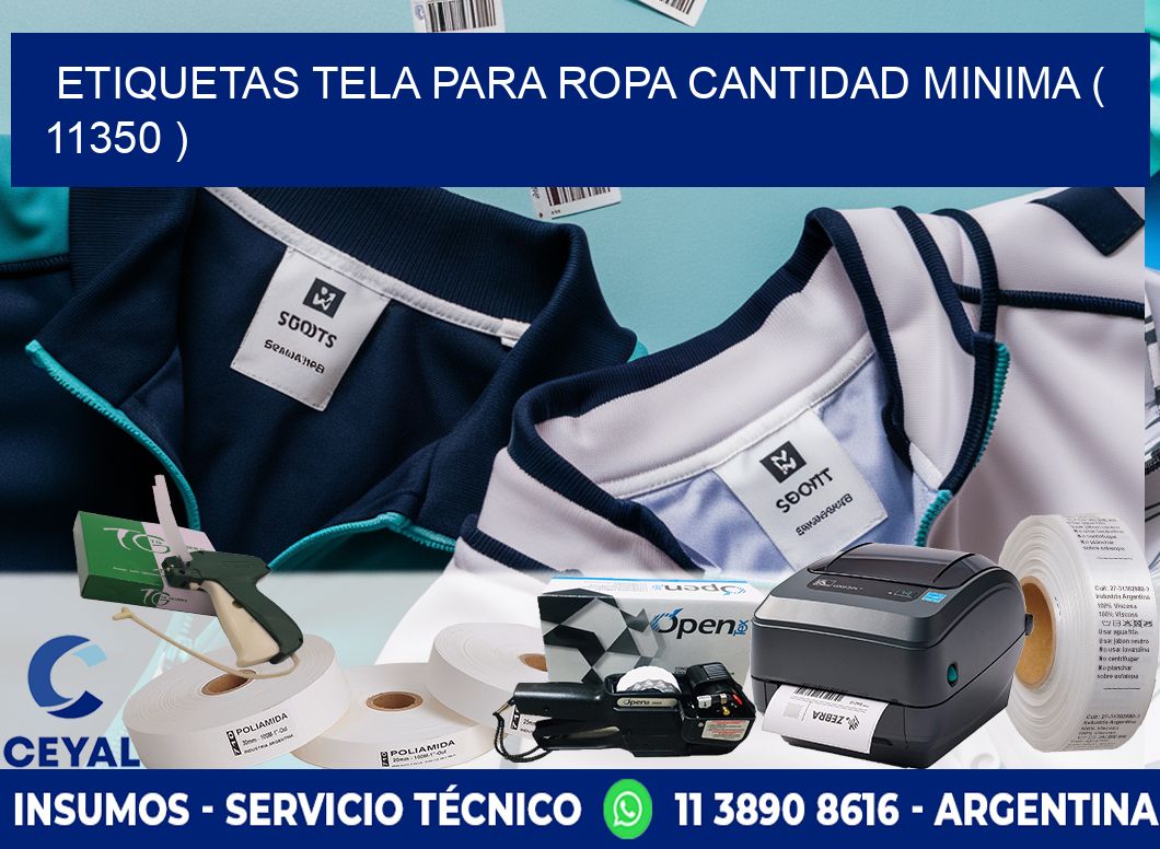 ETIQUETAS TELA PARA ROPA CANTIDAD MINIMA ( 11350 )