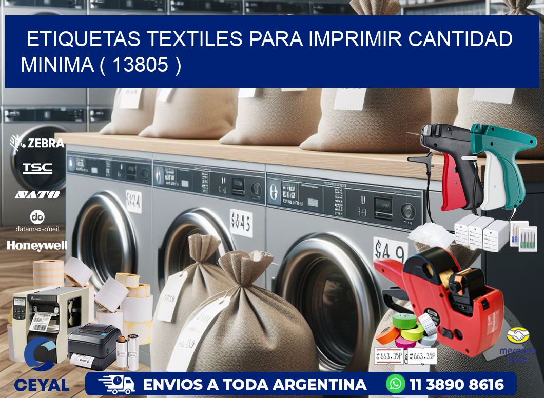 ETIQUETAS TEXTILES PARA IMPRIMIR CANTIDAD MINIMA ( 13805 )