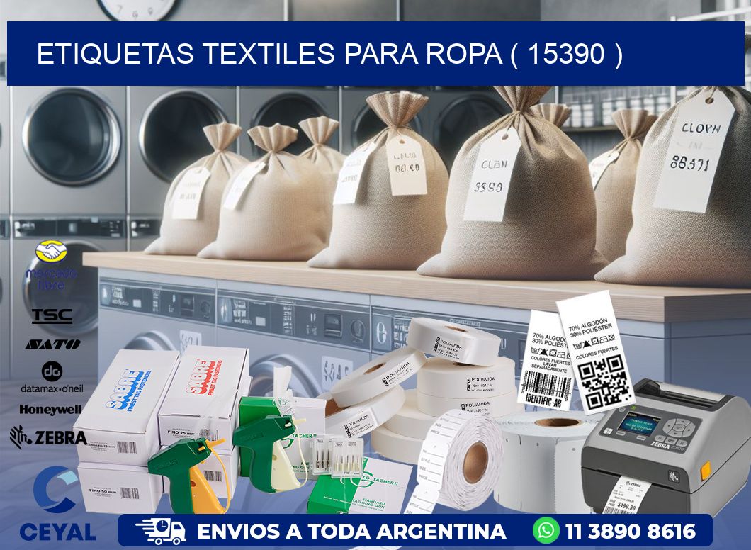 ETIQUETAS TEXTILES PARA ROPA ( 15390 )