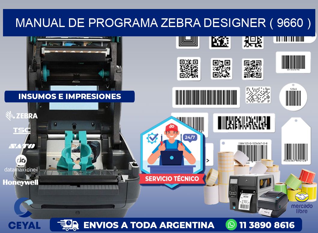 MANUAL DE PROGRAMA ZEBRA DESIGNER ( 9660 )