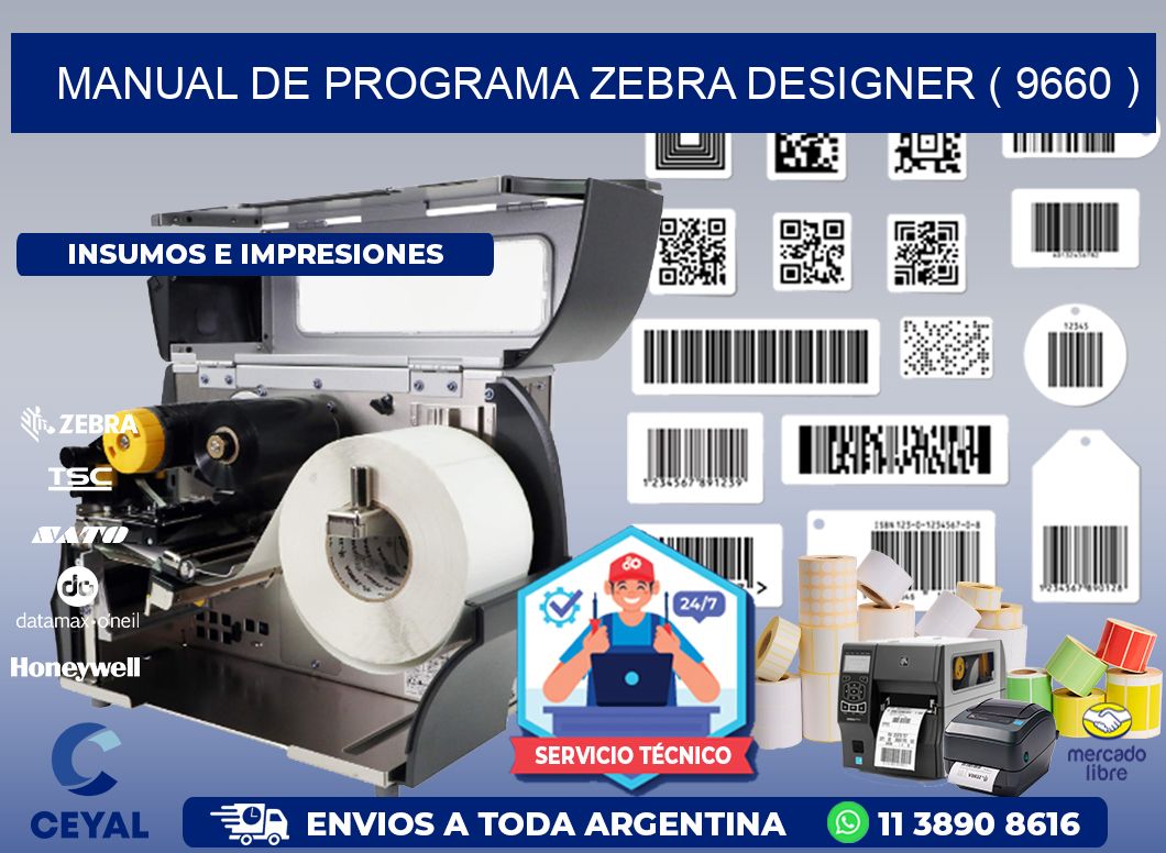 MANUAL DE PROGRAMA ZEBRA DESIGNER ( 9660 )
