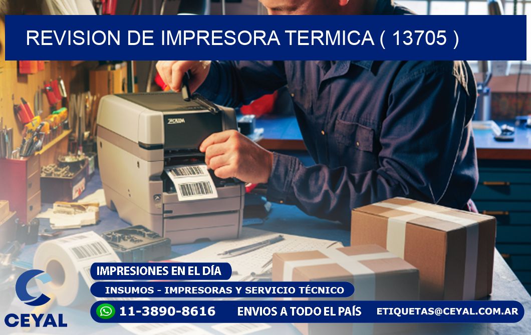 REVISION DE IMPRESORA TERMICA ( 13705 )