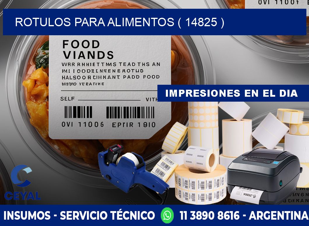 ROTULOS PARA ALIMENTOS ( 14825 )