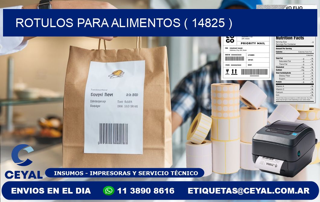 ROTULOS PARA ALIMENTOS ( 14825 )
