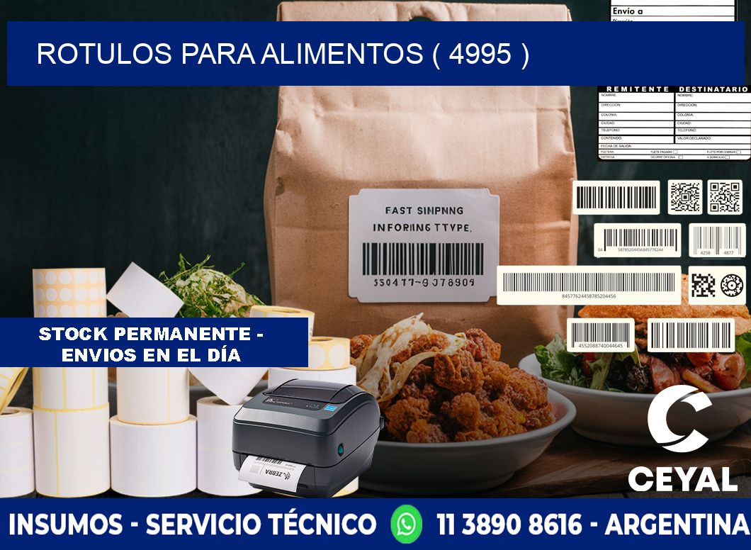 ROTULOS PARA ALIMENTOS ( 4995 )
