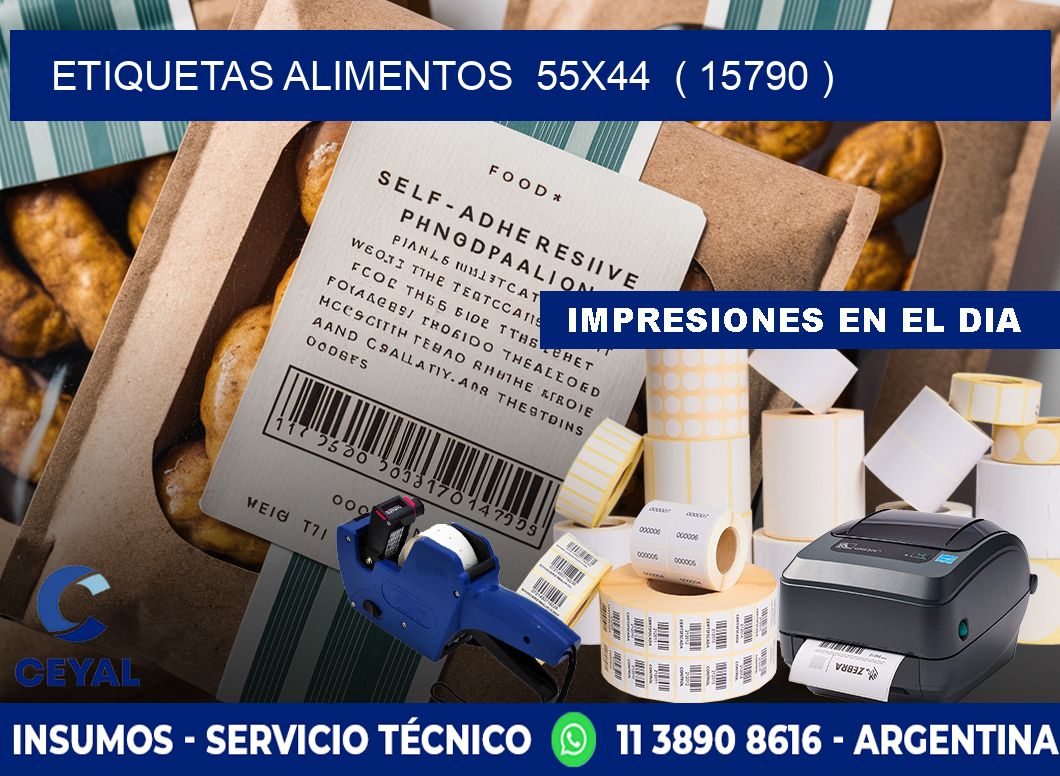 etiquetas alimentos  55x44  ( 15790 )