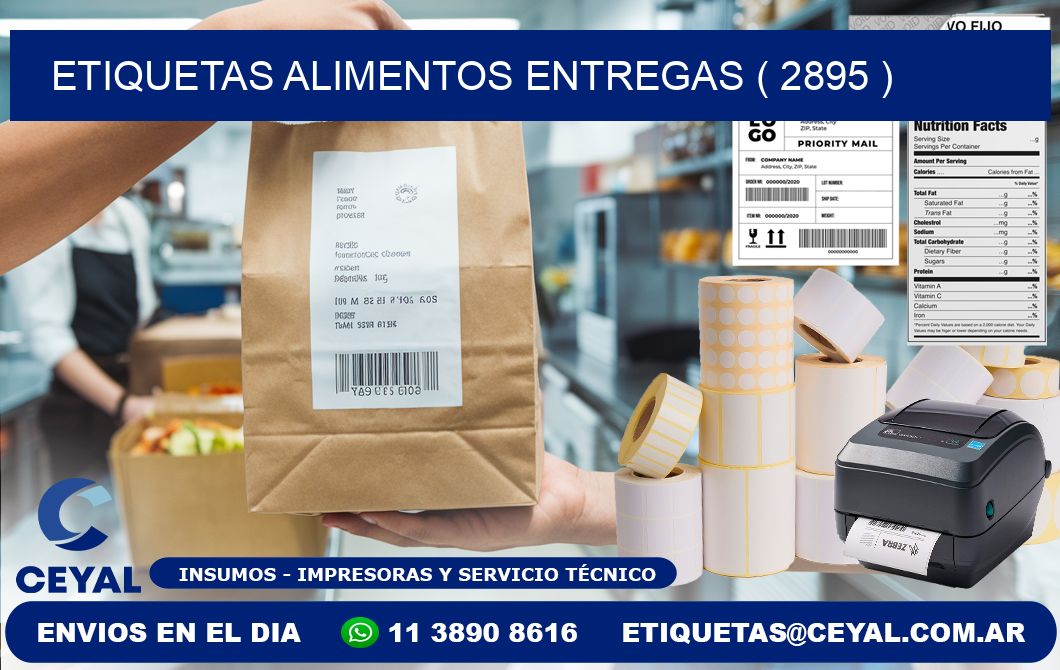 etiquetas alimentos entregas ( 2895 )
