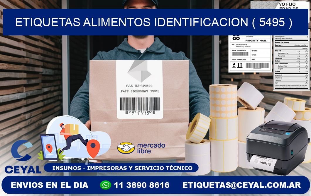 etiquetas alimentos identificacion ( 5495 )