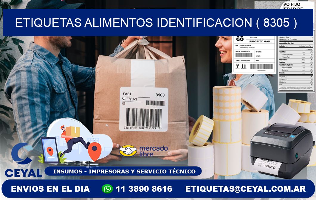 etiquetas alimentos identificacion ( 8305 )