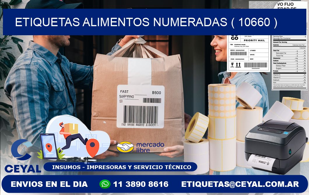 etiquetas alimentos numeradas ( 10660 )