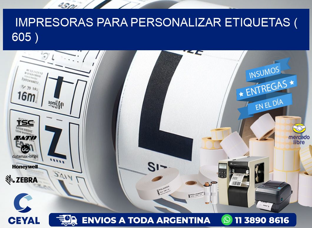 impresoras para personalizar etiquetas ( 605 )