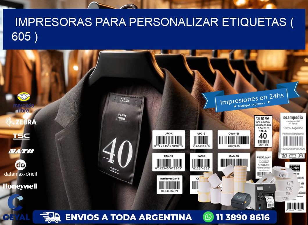 impresoras para personalizar etiquetas ( 605 )