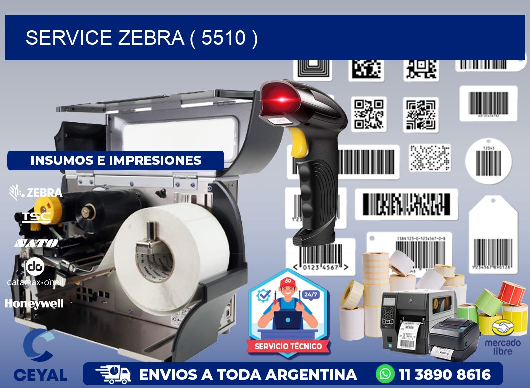 service zebra ( 5510 )