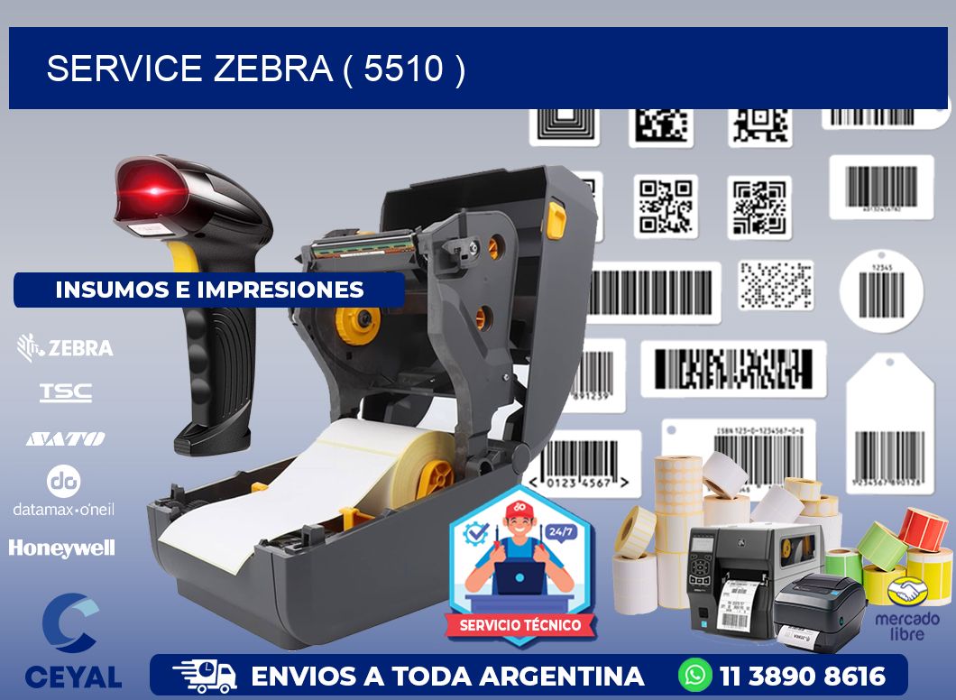 service zebra ( 5510 )