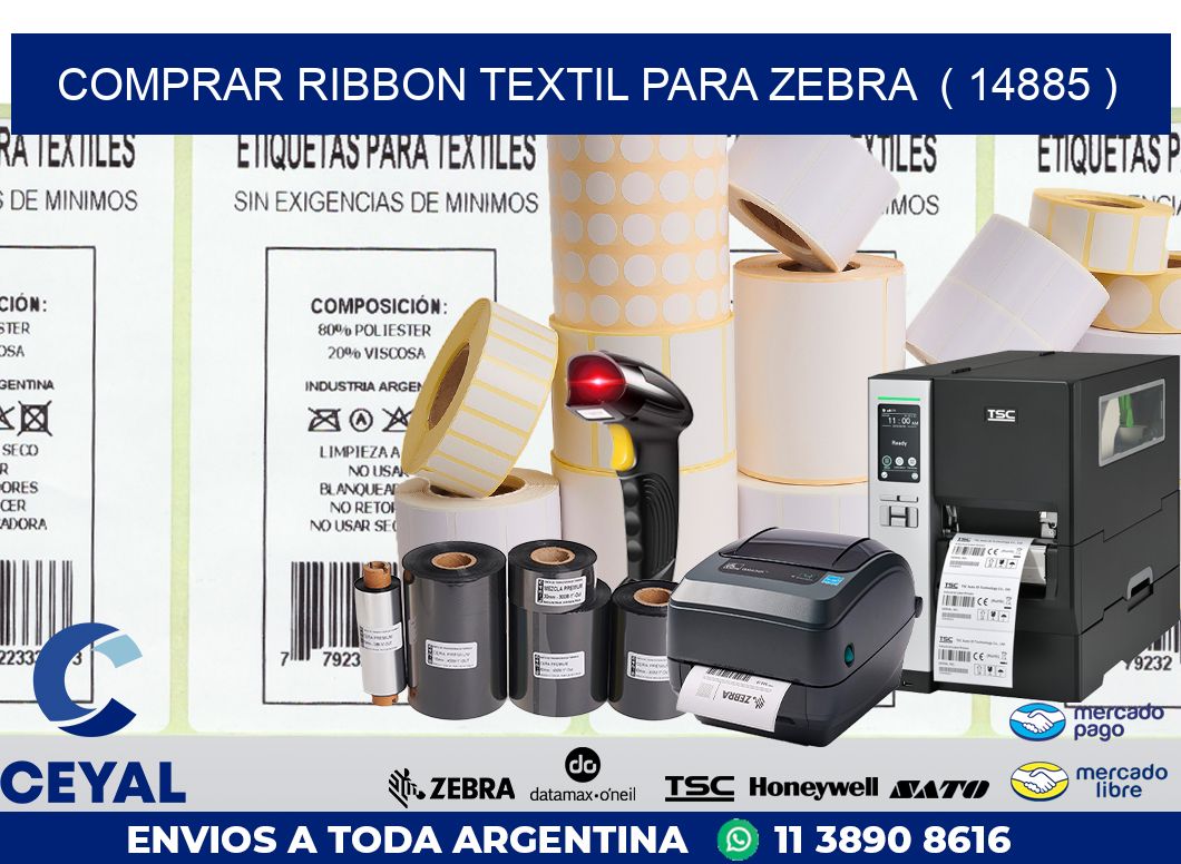 COMPRAR RIBBON TEXTIL PARA ZEBRA  ( 14885 )
