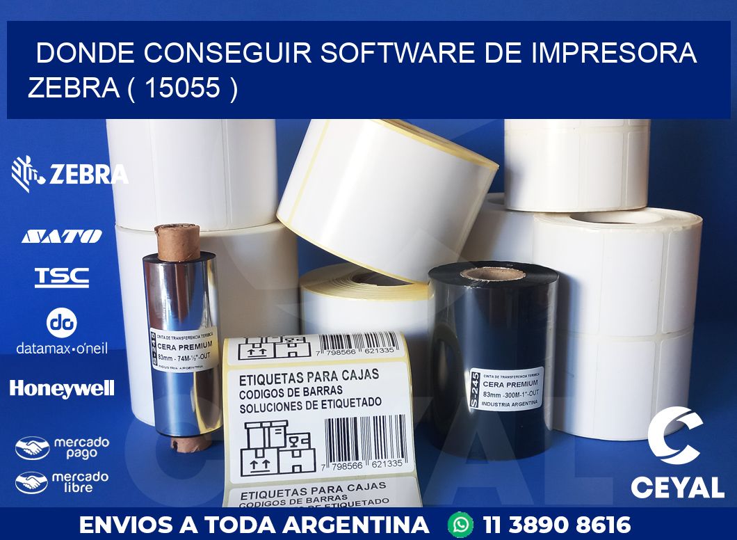DONDE CONSEGUIR SOFTWARE DE IMPRESORA ZEBRA ( 15055 )