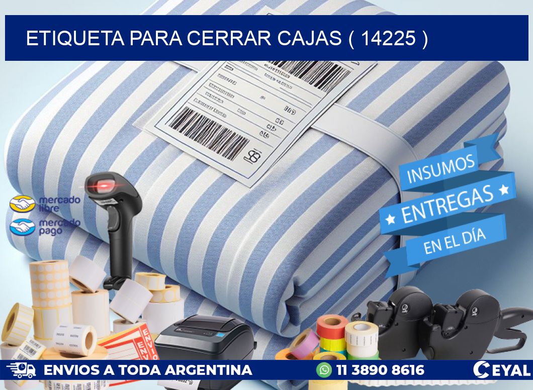 ETIQUETA PARA CERRAR CAJAS ( 14225 )