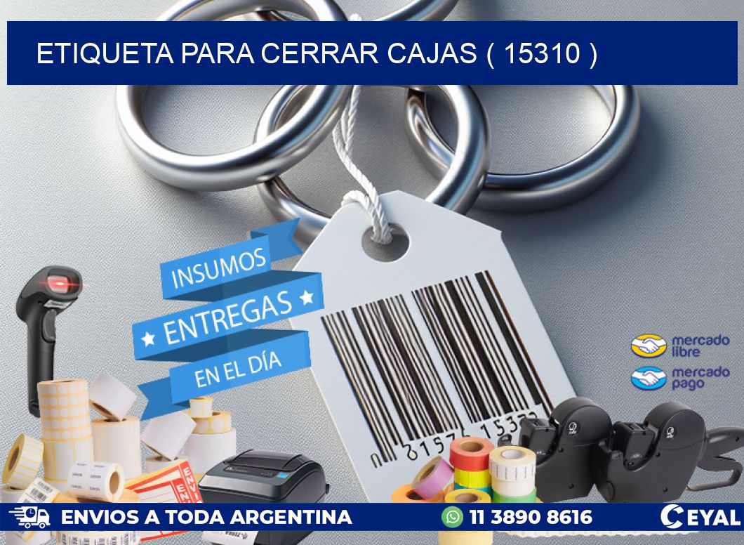 ETIQUETA PARA CERRAR CAJAS ( 15310 )