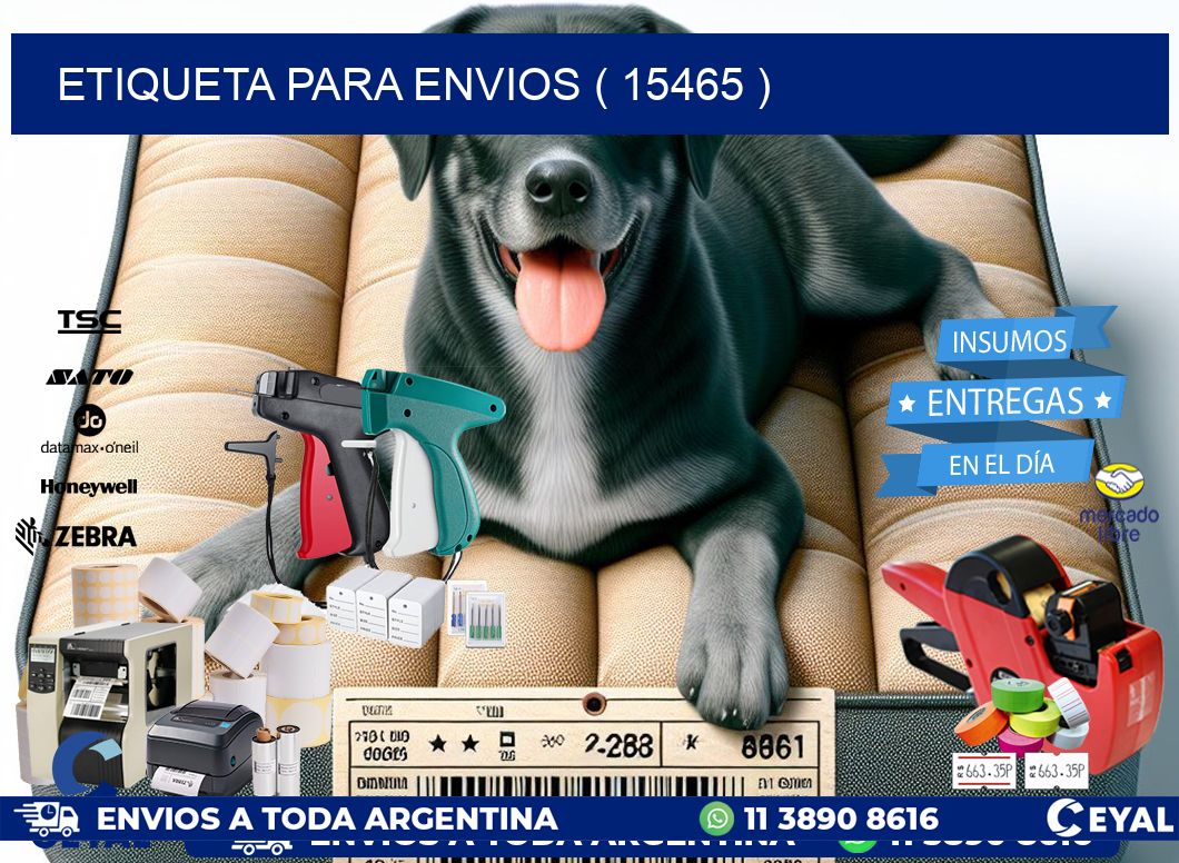 ETIQUETA PARA ENVIOS ( 15465 )