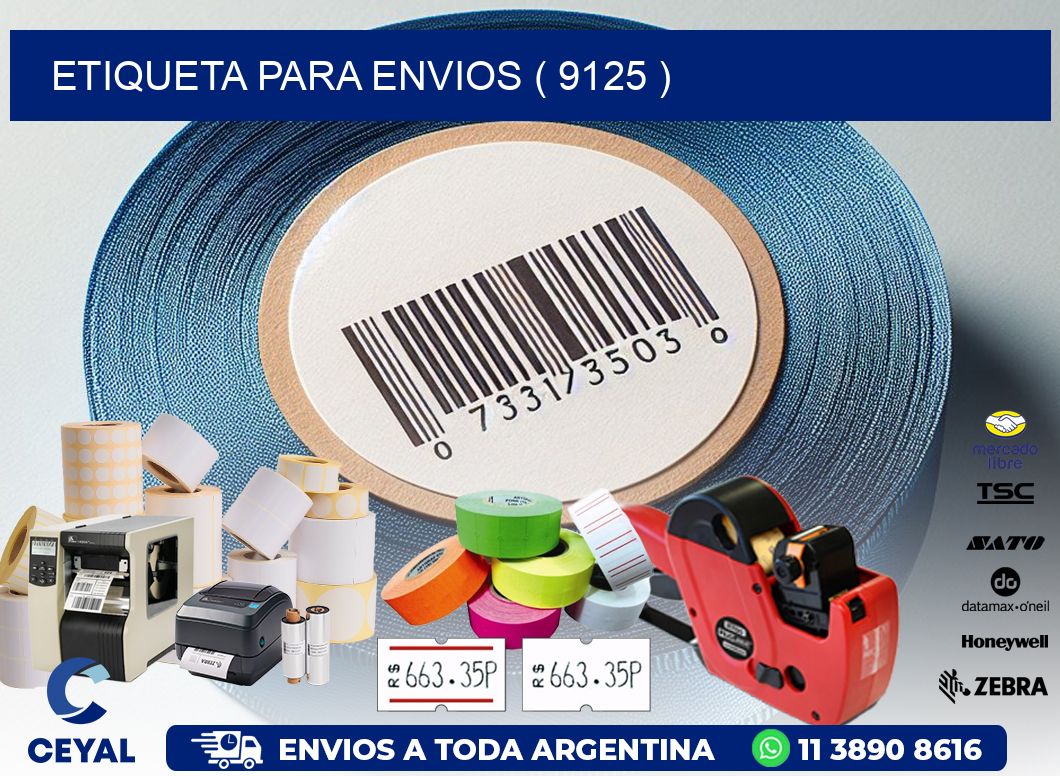 ETIQUETA PARA ENVIOS ( 9125 )