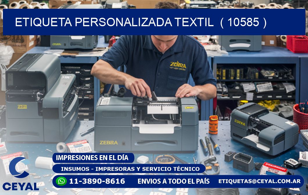ETIQUETA PERSONALIZADA TEXTIL  ( 10585 )
