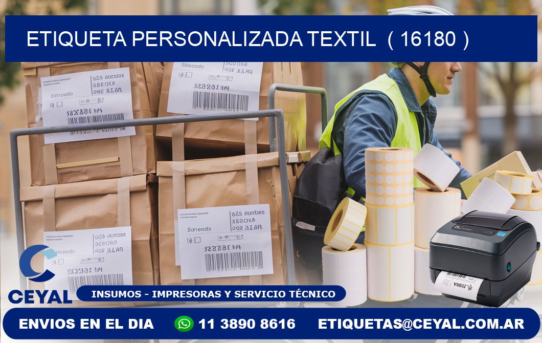 ETIQUETA PERSONALIZADA TEXTIL  ( 16180 )
