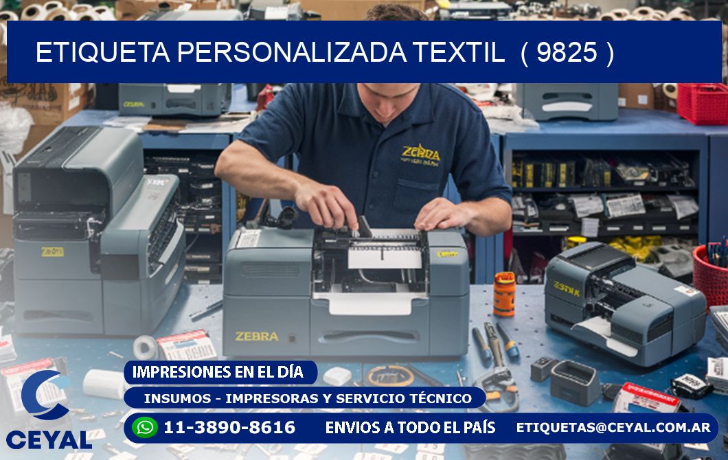 ETIQUETA PERSONALIZADA TEXTIL  ( 9825 )