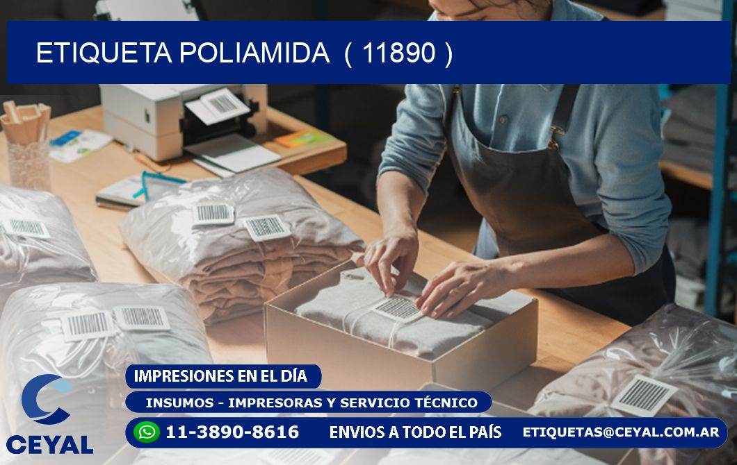 ETIQUETA POLIAMIDA  ( 11890 )