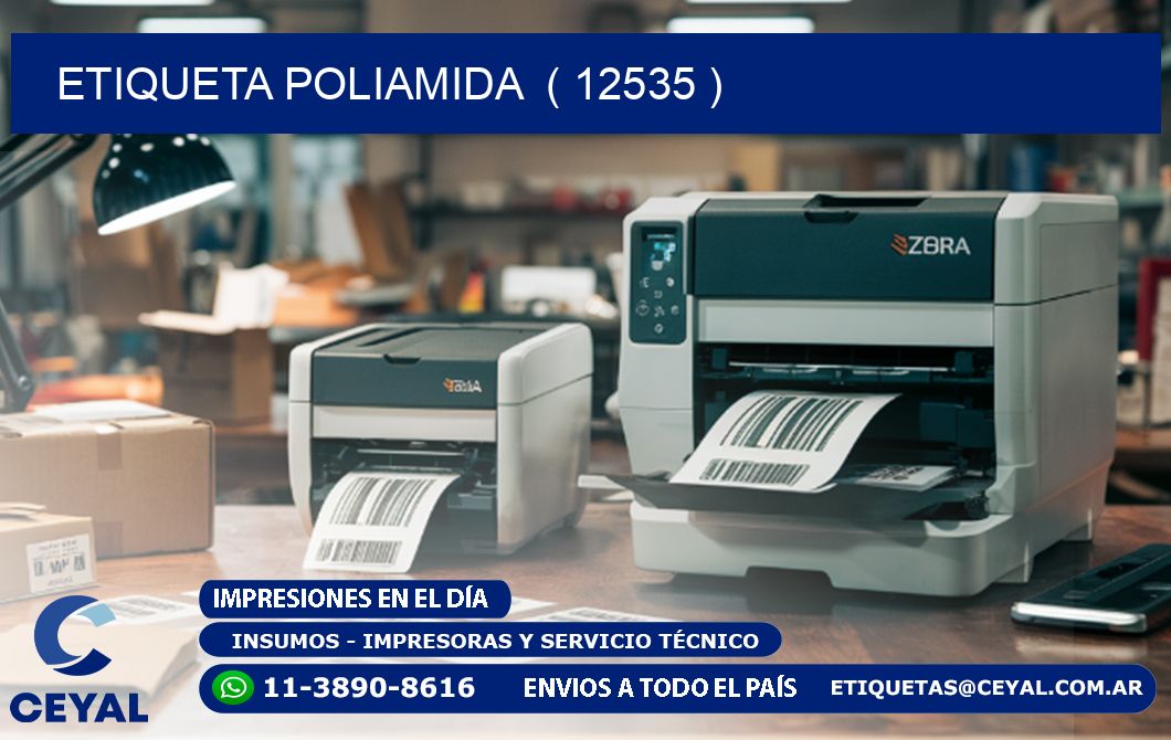 ETIQUETA POLIAMIDA  ( 12535 )