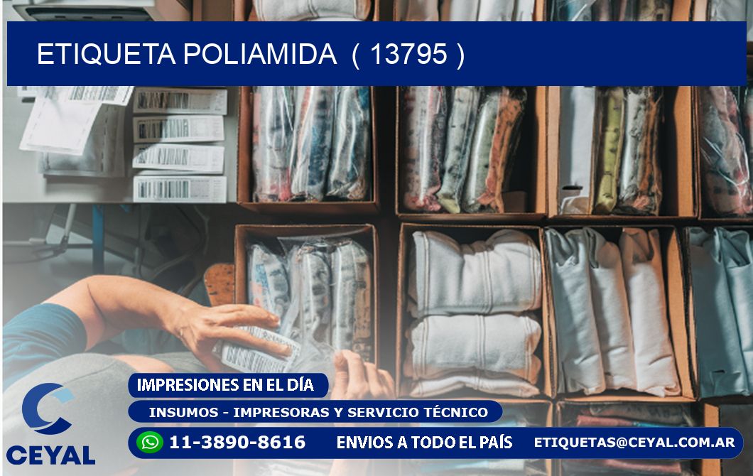 ETIQUETA POLIAMIDA  ( 13795 )