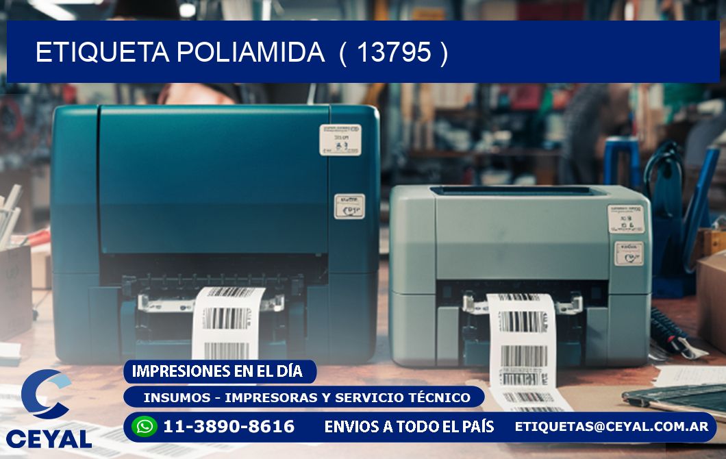 ETIQUETA POLIAMIDA  ( 13795 )