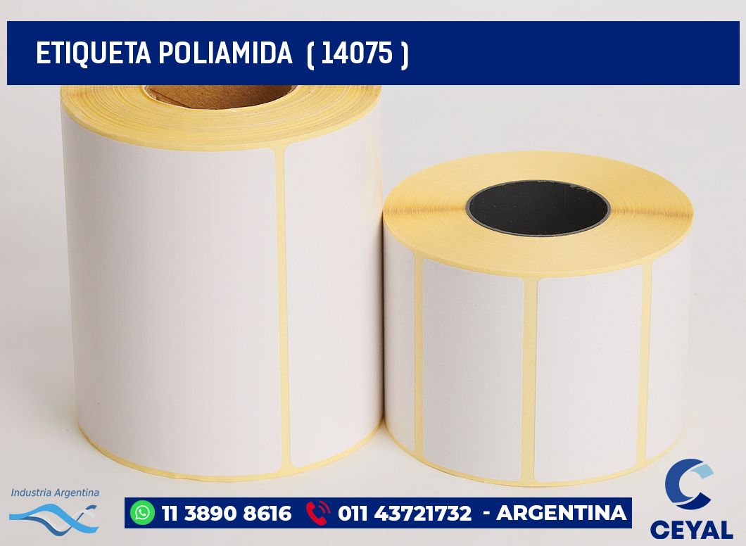 ETIQUETA POLIAMIDA  ( 14075 )
