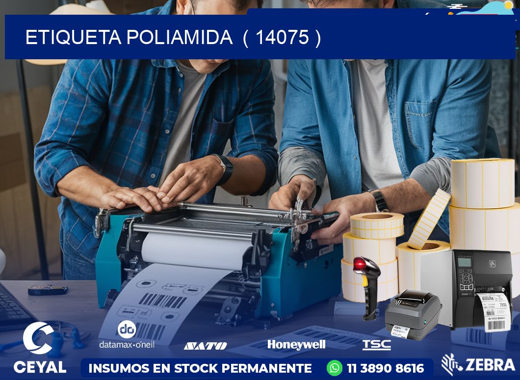 ETIQUETA POLIAMIDA  ( 14075 )