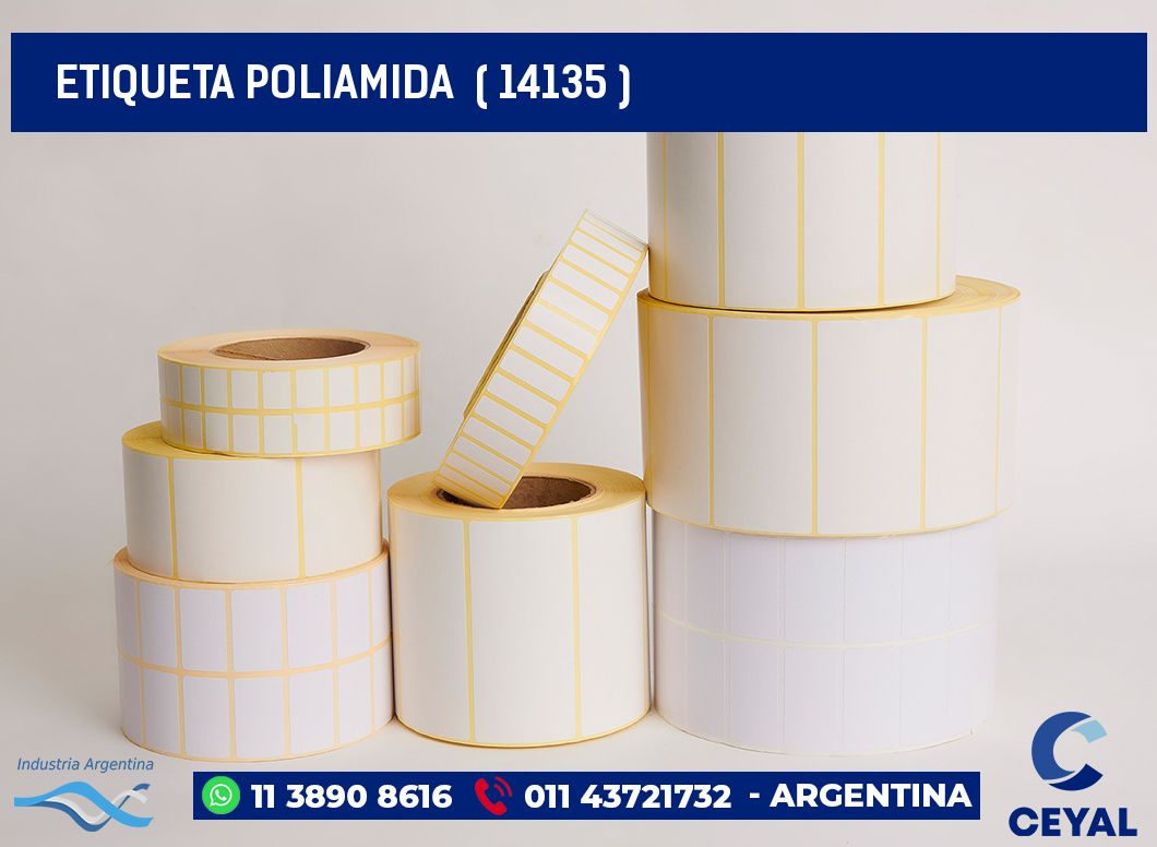 ETIQUETA POLIAMIDA  ( 14135 )