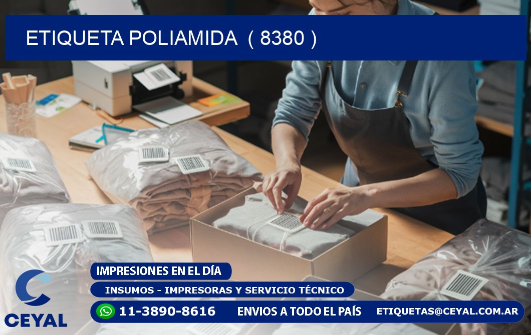 ETIQUETA POLIAMIDA  ( 8380 )