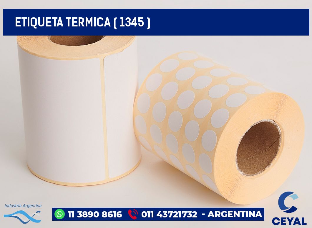 ETIQUETA TERMICA ( 1345 )