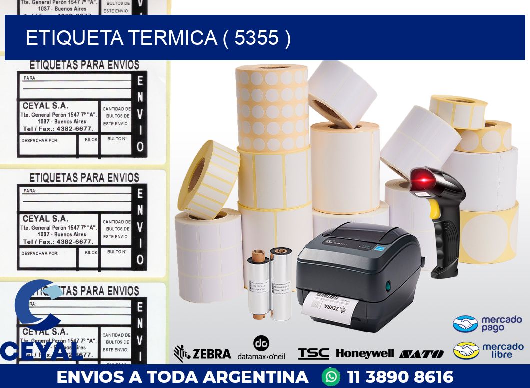 ETIQUETA TERMICA ( 5355 )
